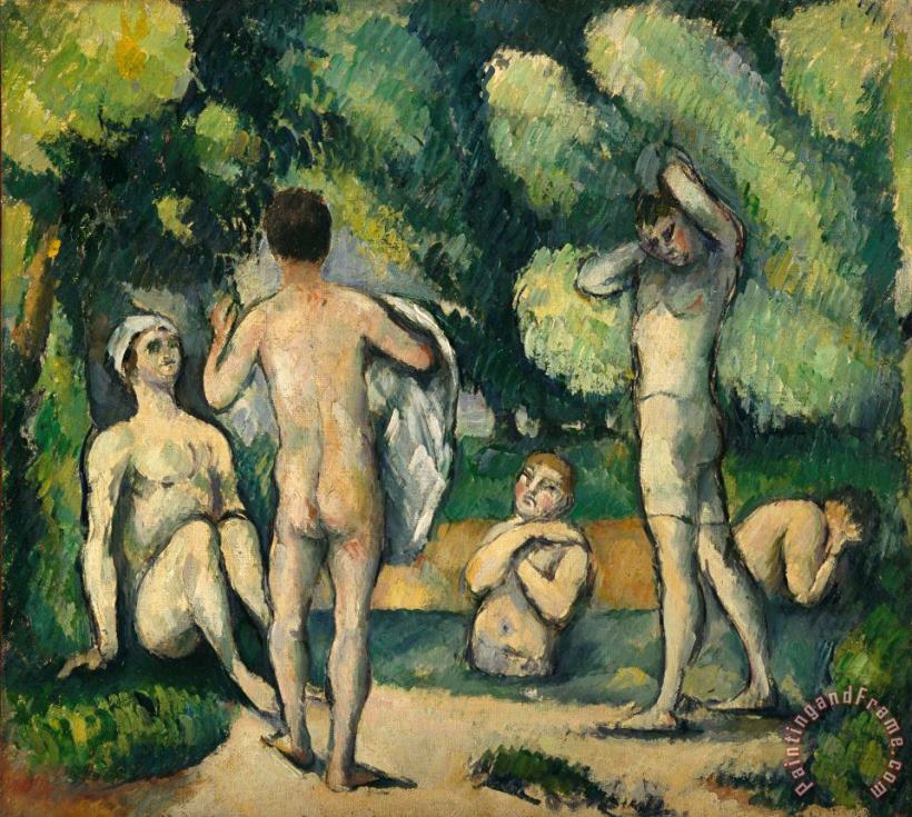 Paul Cezanne Bathers Art Painting