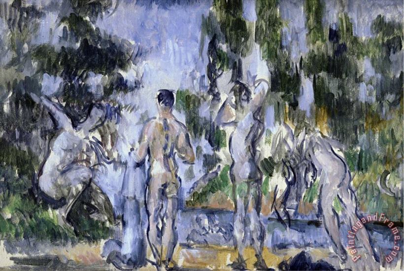Paul Cezanne Bathers C 1890 Art Print