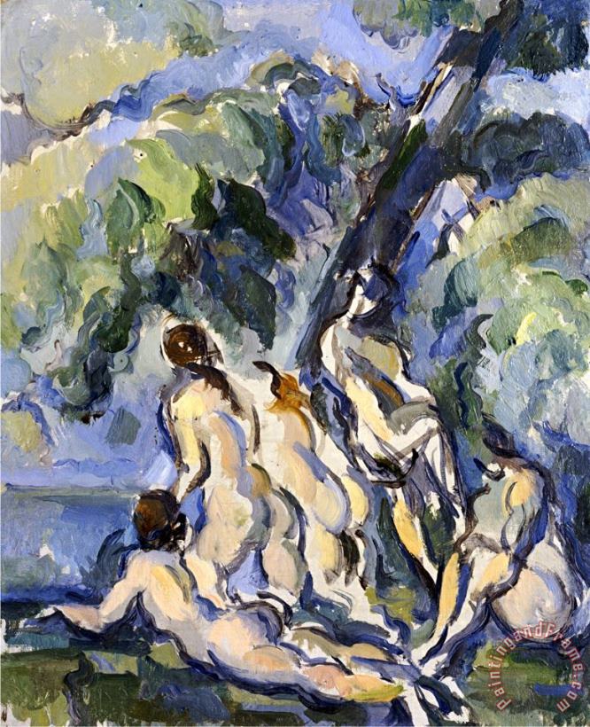 Bathing Study for Les Grandes Baigneuses Circa 1902 1906 painting - Paul Cezanne Bathing Study for Les Grandes Baigneuses Circa 1902 1906 Art Print
