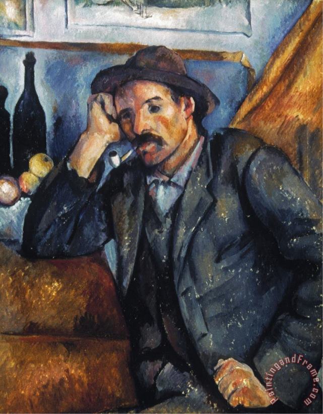 Paul Cezanne Cezanne Pipe Smoker 1900 Art Painting