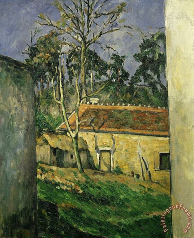 Paul Cezanne Cour De Ferme a Auvers Farmyard Auvers Sur Oise France 1879 80 Art Painting