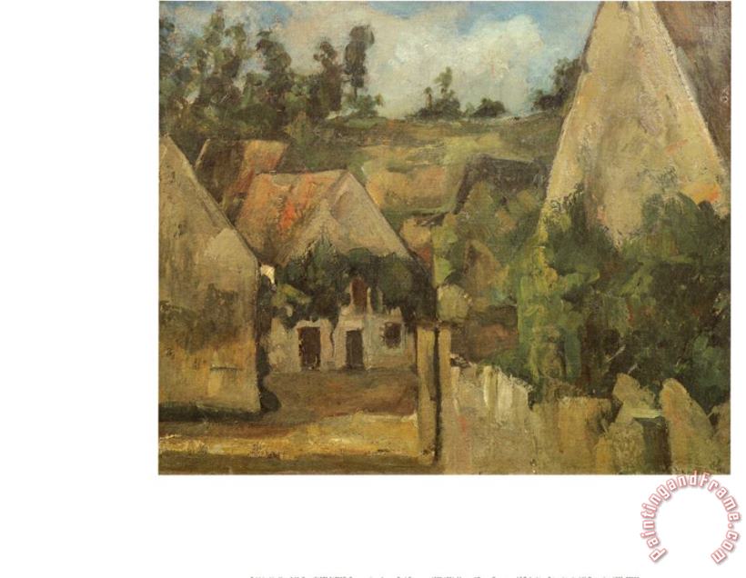 Paul Cezanne Crossroads at Auvers Art Print
