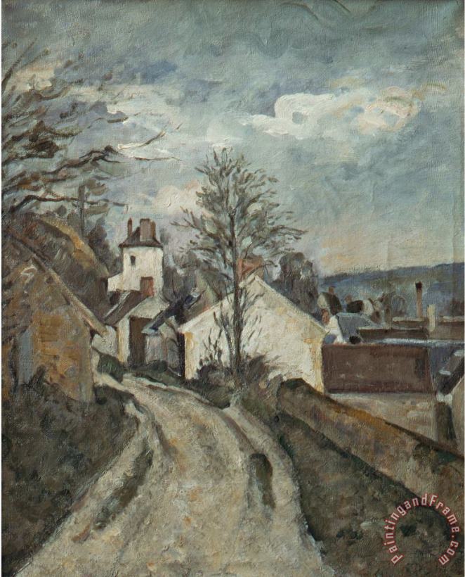 Paul Cezanne Doctor Gachet S House at Auvers Art Print