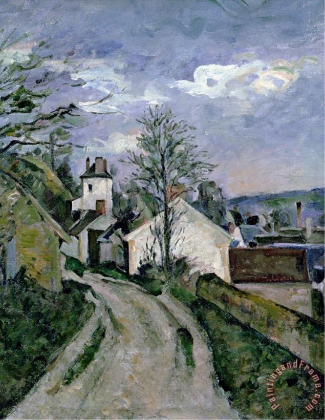 Paul Cezanne Doctor Gachet S House at Auvers Circa 1873 Art Painting