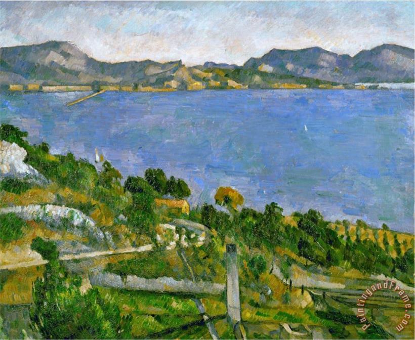 Paul Cezanne L Estaque on The Gulf of Marseille Circa 1878 1879 Art Print