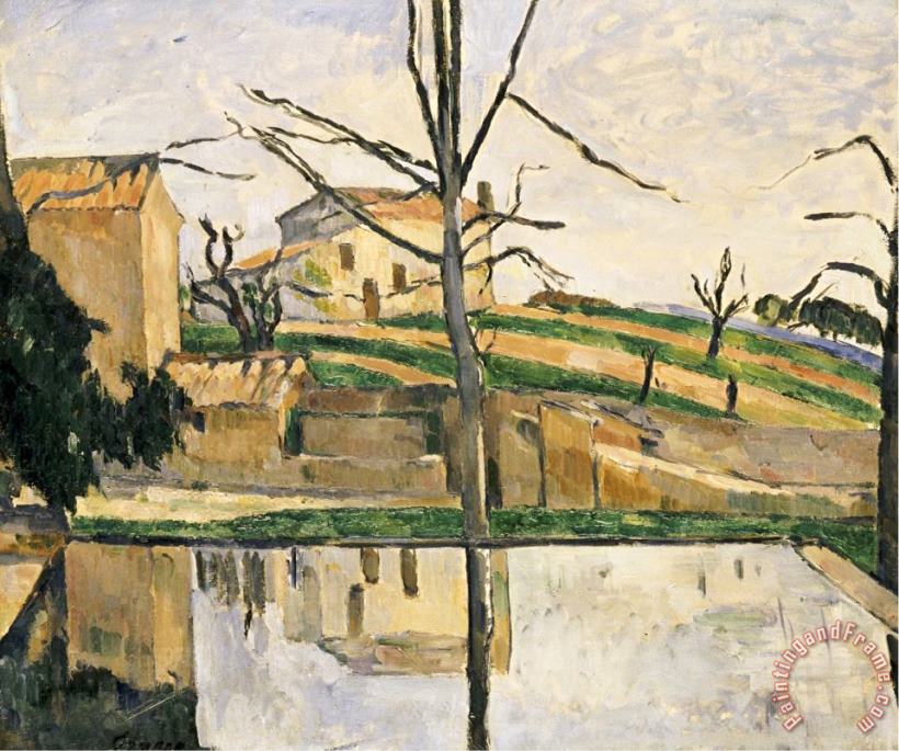 Paul Cezanne Le Bassin Du Jas De Bouffan Circa 1878 Art Painting