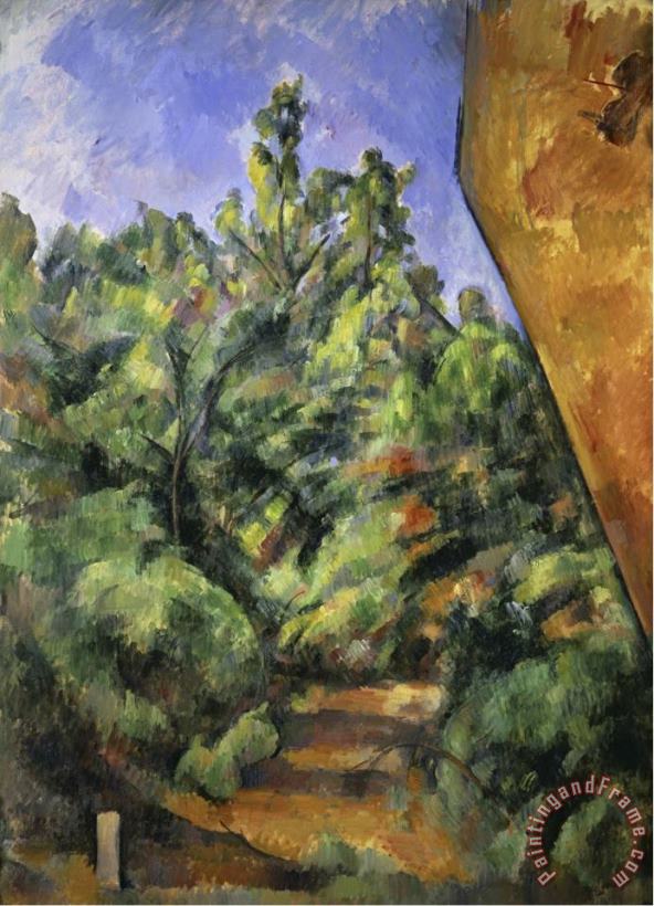 Paul Cezanne Le Rocher Rouge Art Painting