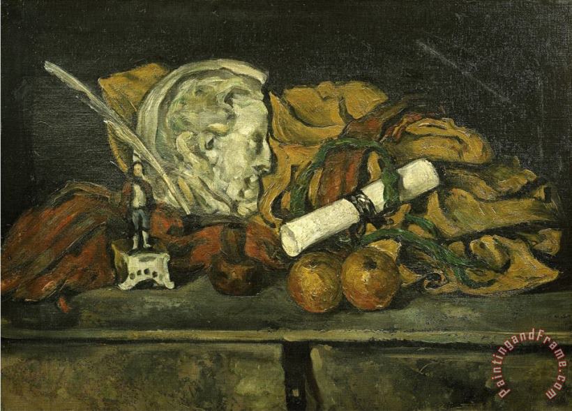 Les Accessoires De Cezanne Cezanne S Accessories painting - Paul Cezanne Les Accessoires De Cezanne Cezanne S Accessories Art Print