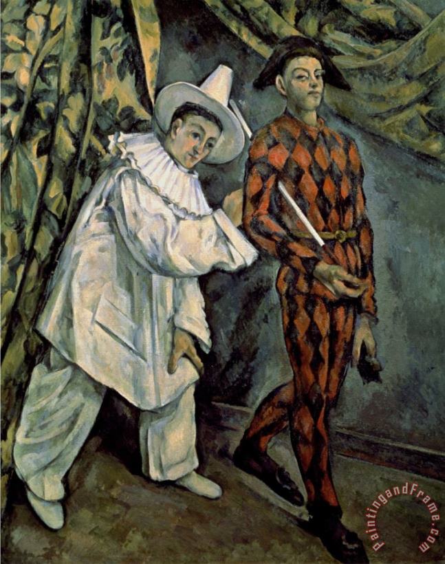 Paul Cezanne Mardi Gras Art Painting