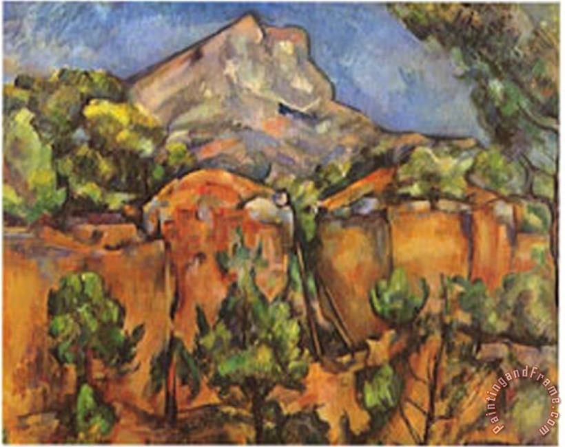 Paul Cezanne Mont Sainte Victoire Art Print