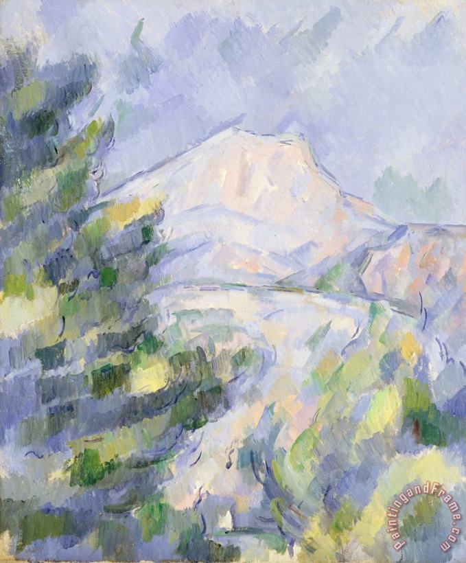 Paul Cezanne Mont Sainte Victoire C 1904 06 Oil on Canvas Art Print