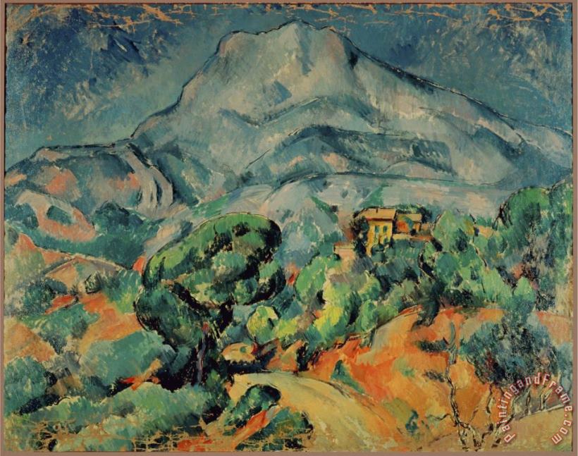 Montagne Sainte Victoire View From The South West painting - Paul Cezanne Montagne Sainte Victoire View From The South West Art Print