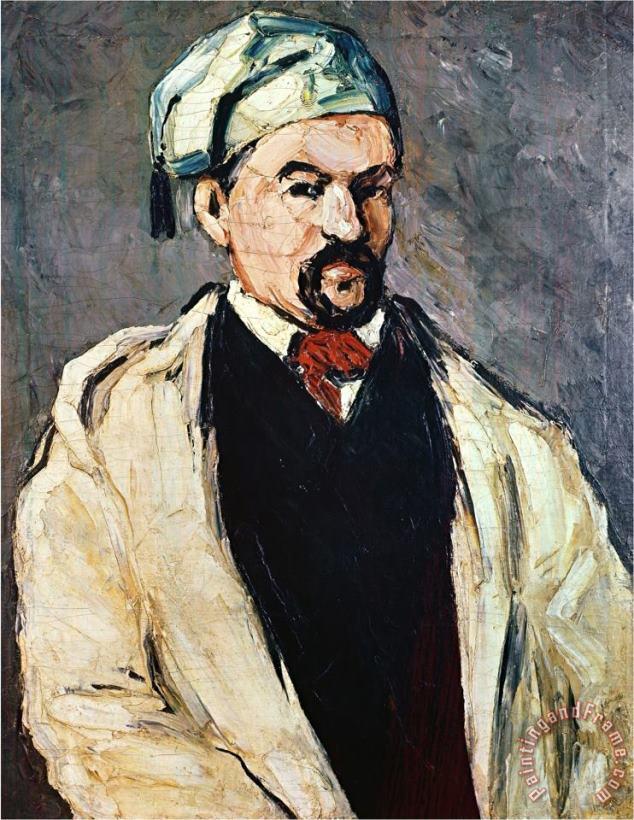 Paul Cezanne Portrait of a Man in a Blue Cap Or Uncle Dominique Circa 1866 Art Painting