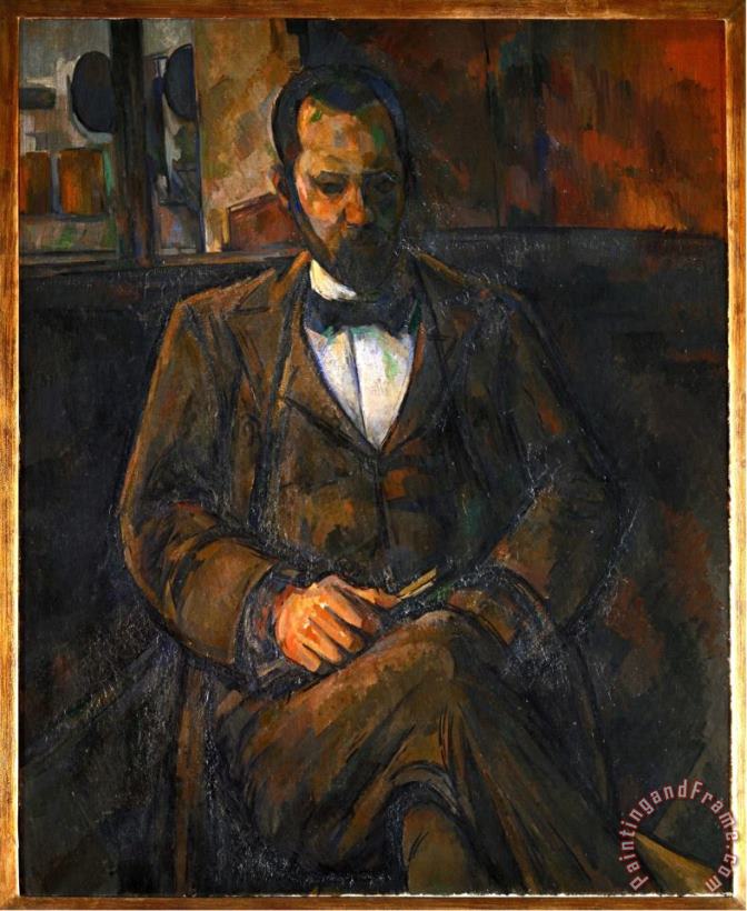 Paul Cezanne Portrait of Ambroise Vollard The Art Dealer Painted 1899 Art Painting
