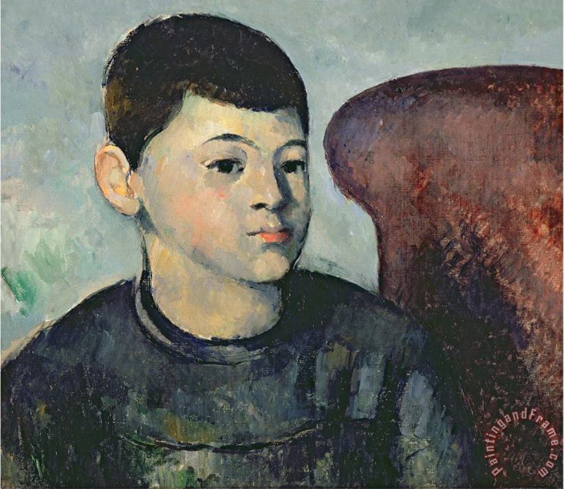 Portrait of The Artist S Son 1881 82 painting - Paul Cezanne Portrait of The Artist S Son 1881 82 Art Print