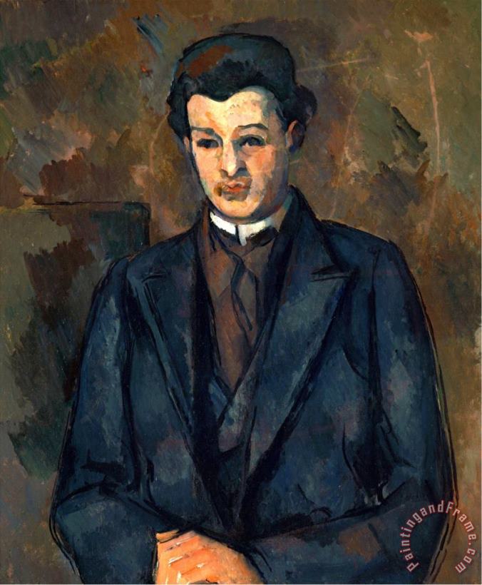 Portrait of The Painter Alfred Hauge 1899 painting - Paul Cezanne Portrait of The Painter Alfred Hauge 1899 Art Print