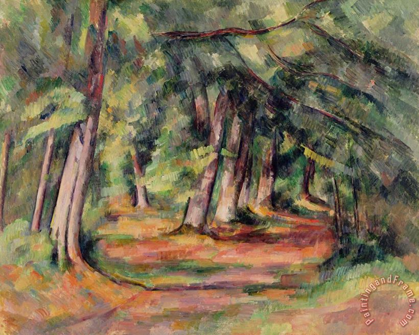 Paul Cezanne Pres du Jas de Bouffan Art Painting