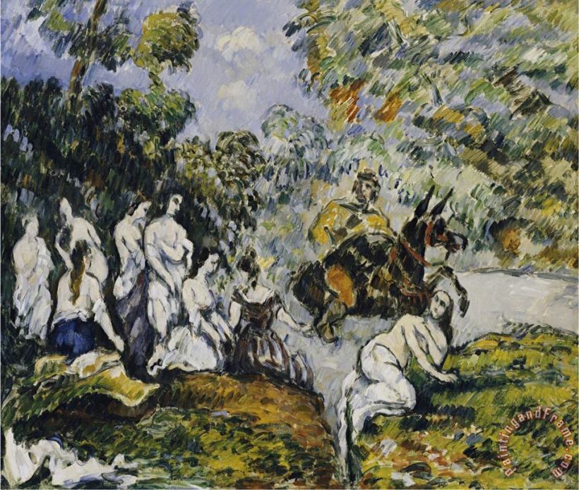 Paul Cezanne Scene Legendaire Circa 1878 Art Print
