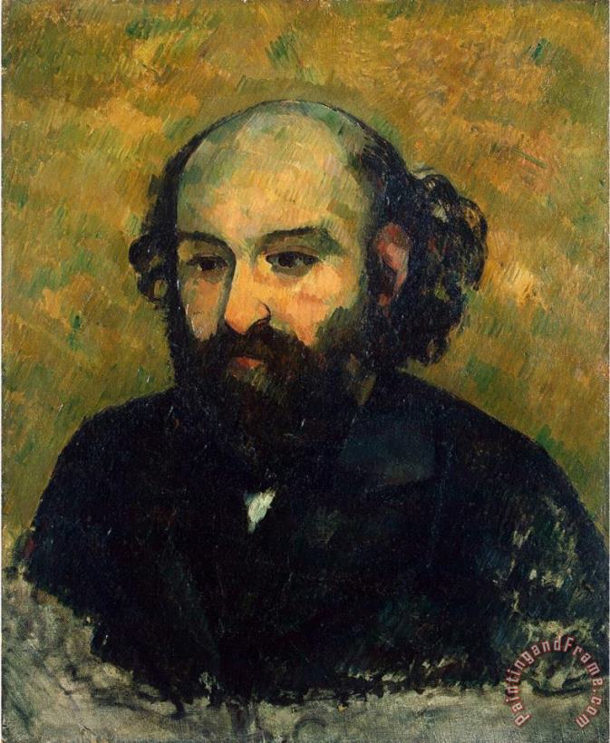 Self Portrait 1880 81 painting - Paul Cezanne Self Portrait 1880 81 Art Print