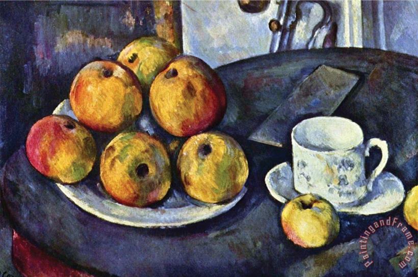 Still Life with Cup And Saucer painting - Paul Cezanne Still Life with Cup And Saucer Art Print