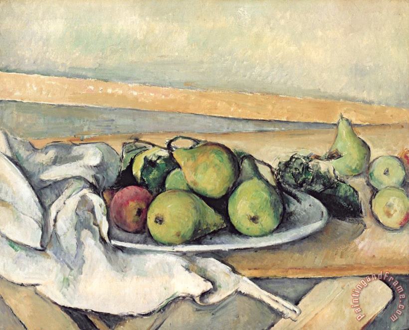 Paul Cezanne Still Life With Pears Art Painting