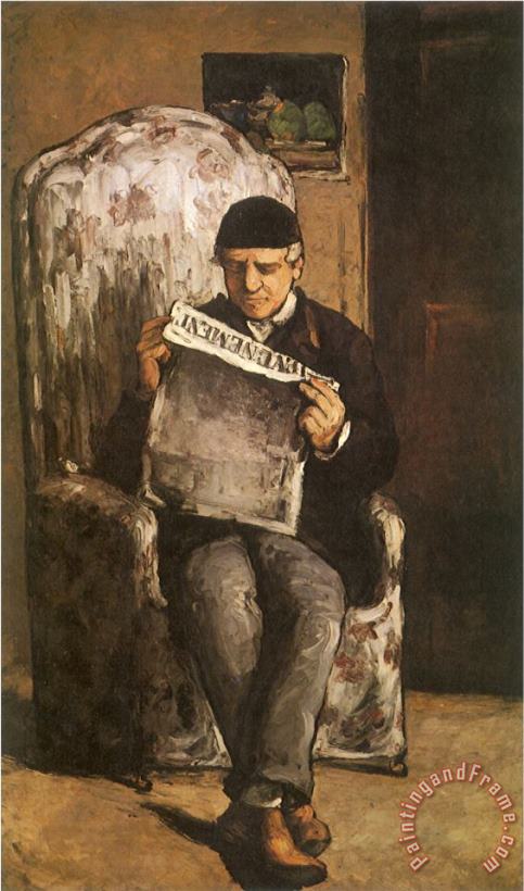The Artist S Father 1866 painting - Paul Cezanne The Artist S Father 1866 Art Print