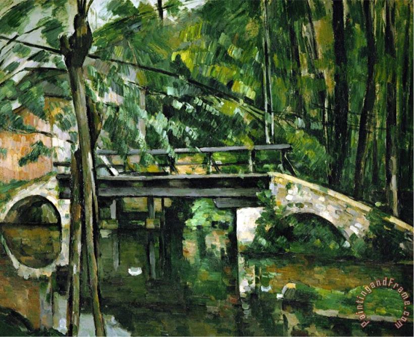 Paul Cezanne The Bridge at Maincy Near Melun 1879 Art Painting