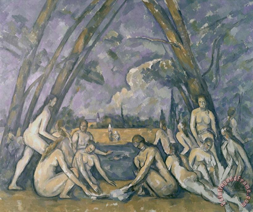 Paul Cezanne The Large Bathers C 1900 05 Oil on Canvas Art Print