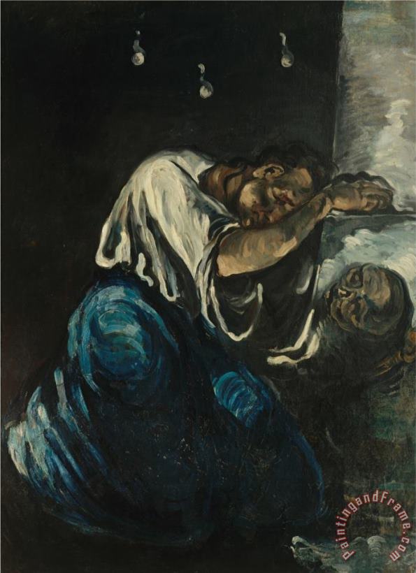 Paul Cezanne The Magdalen Or Sorrow Art Painting