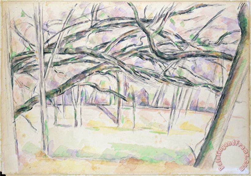 Paul Cezanne The Orchard C 1895 Art Print