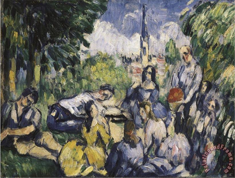 Paul Cezanne The Picnic Dejeuner Sur L Herbe Art Painting