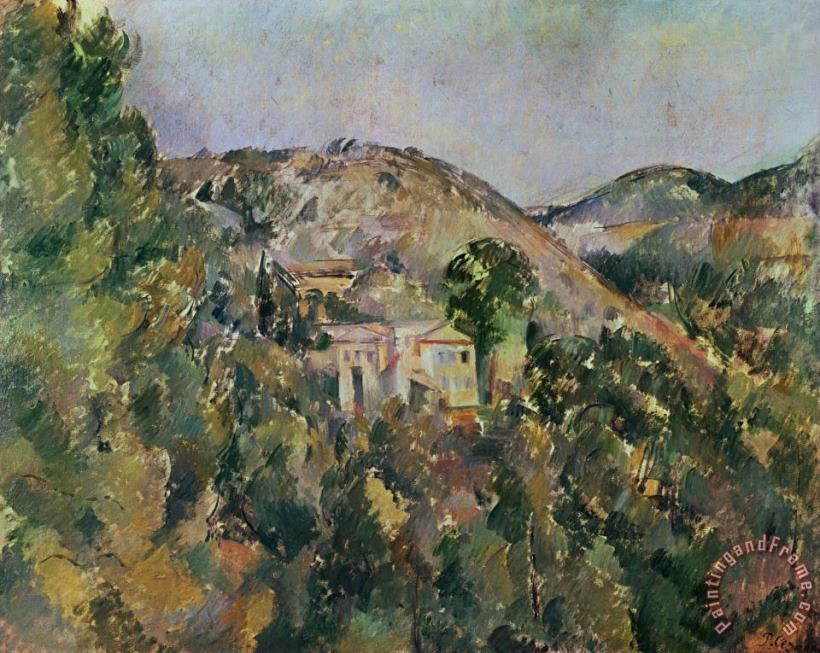 View of The Domaine Saint Joseph Late 1880s painting - Paul Cezanne View of The Domaine Saint Joseph Late 1880s Art Print