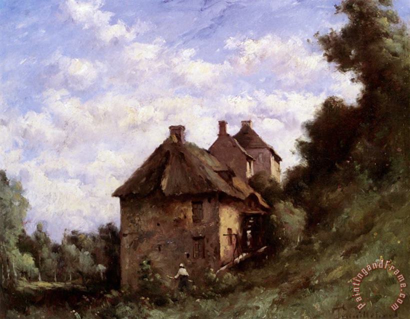 The Mill House painting - Paul Desire Trouillebert The Mill House Art Print