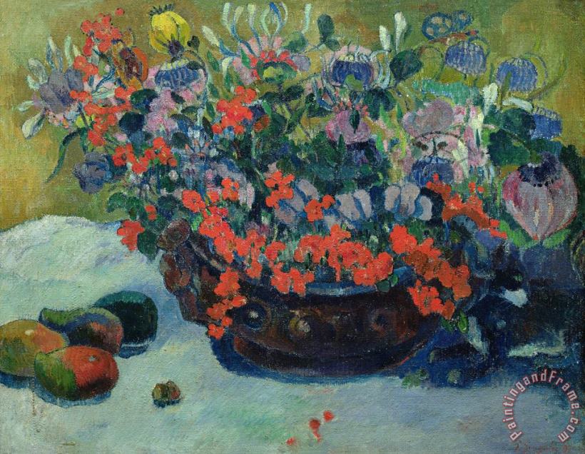 Paul Gauguin Bouquet of Flowers Art Painting