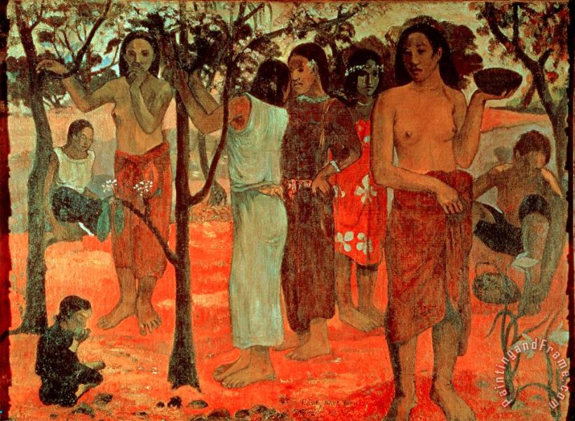 Paul Gauguin Delightful Days Art Painting