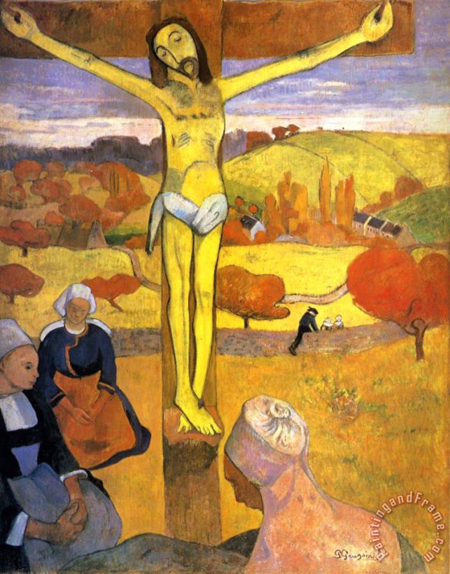 Le Christ Jaune Yellow Christ Huile Sur Toile painting - Paul Gauguin Le Christ Jaune Yellow Christ Huile Sur Toile Art Print