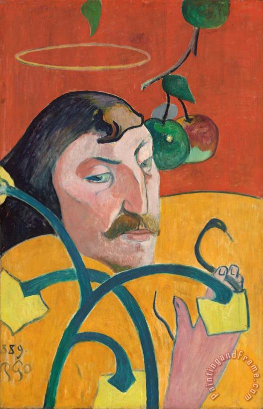 Self Portrait painting - Paul Gauguin Self Portrait Art Print