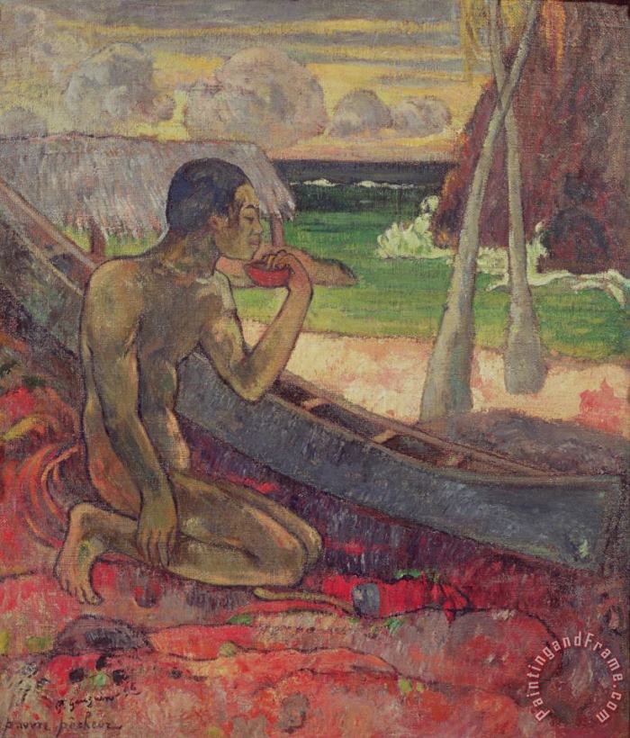 Paul Gauguin The Poor Fisherman Art Painting