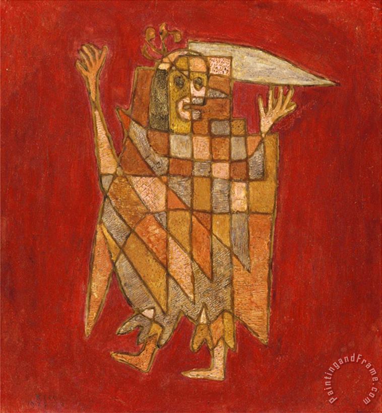 Allegorical Figure Allegorische Figurine Verblassung painting - Paul Klee Allegorical Figure Allegorische Figurine Verblassung Art Print