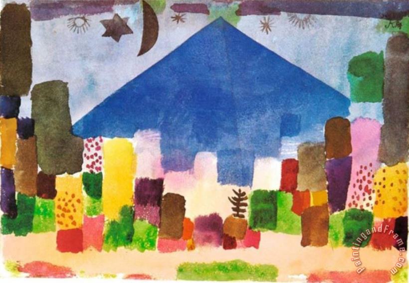Paul Klee Der Niesen Art Painting