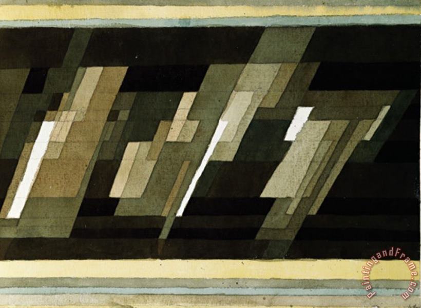 Paul Klee Diagonal Medien 1922 Art Painting