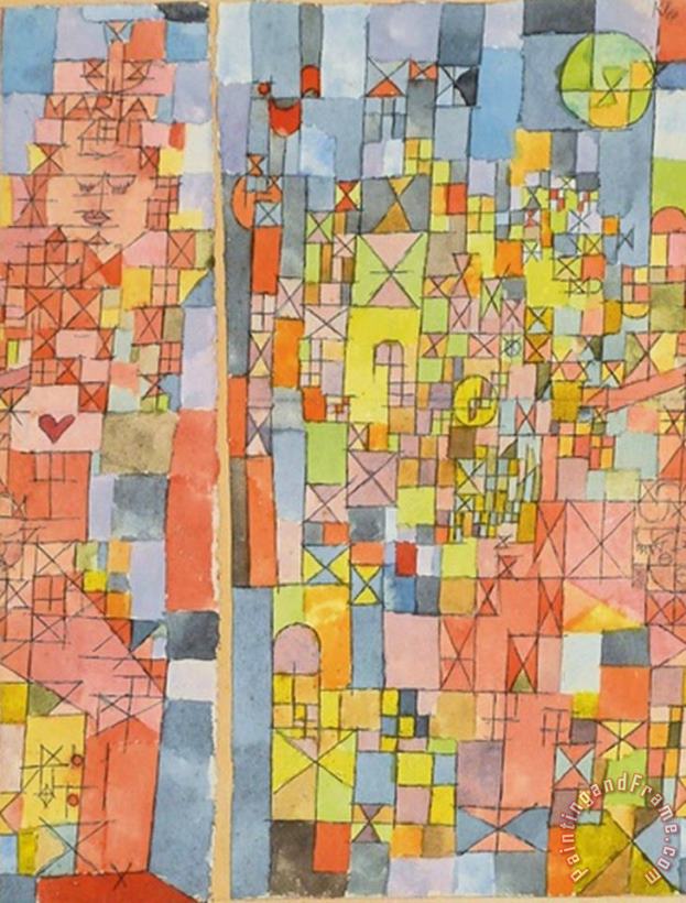Paul Klee Dogmatic Composition Art Painting
