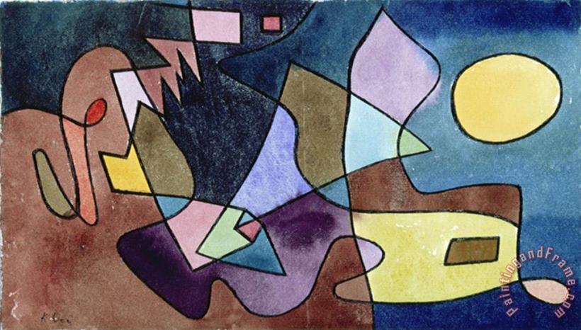 Paul Klee Dramatic Landscape 1928 Art Painting