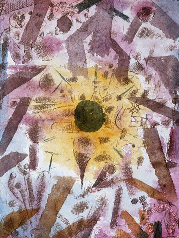 Paul Klee Eclipse of The Sun Sonnenfinsternis Art Painting