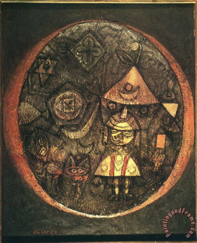 Paul Klee Fairy Tale of The Dwarf 1925 Art Painting