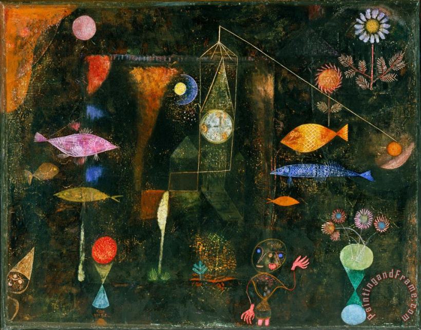 Paul Klee Fish Magic Art Painting