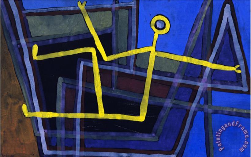 Paul Klee Framed Im Gebalk Art Print