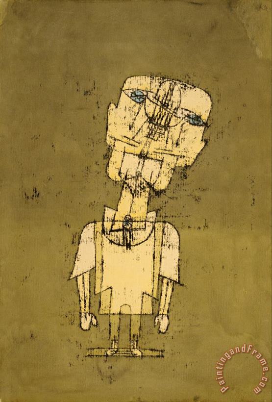 Gespenst Eines Genies (ghost of a Genius) painting - Paul Klee Gespenst Eines Genies (ghost of a Genius) Art Print