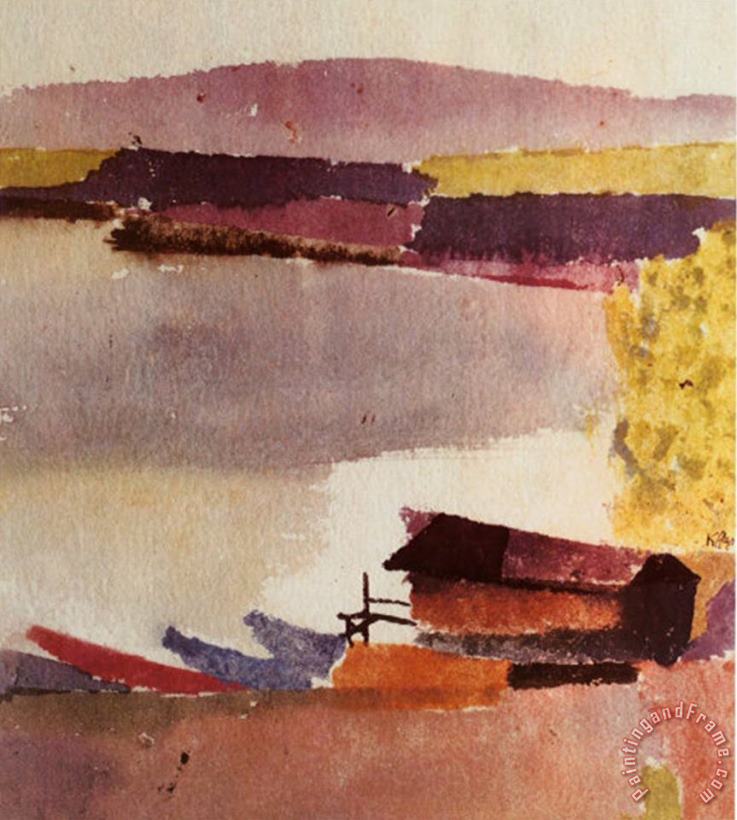 Paul Klee Kleiner Hafen 1914 Art Painting