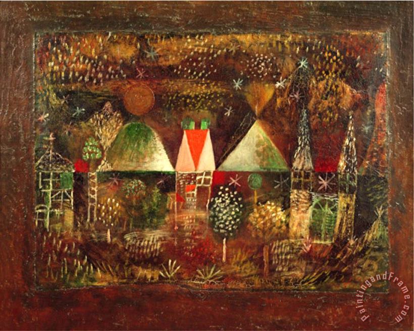 Paul Klee Nocturnal Festivities 1921 Art Painting